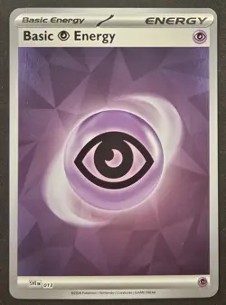 Psychic Energy Reverse Holo Energy Scarlet & Violet Pokemon Trading CG 2024 NM - Image 1