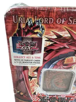 YUGIOH 2006 URIA LORD OF SEARING FLAMES GX CT03 Collector's Tin - SEALED - Image 2