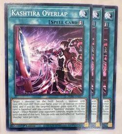 Yugioh! 3x Kashtira Overlap PHHY-EN057 Common 1st Ed NM - Image 1