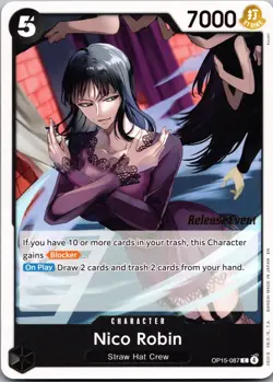 Nico Robin (OP15-087) Adventure on Kami's Island Release Event Cards NM A8 - Image 1