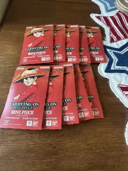 One-Piece OP13 Sleeved Booster Packs X10 SEALED Packs - Image 1