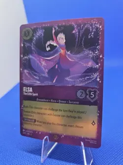 Elsa – The Fifth Spirit 6/P3 – Disney Lorcana Promo Holo Amethyst Rush SEALED - Image 3