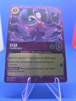 Elsa – The Fifth Spirit 6/P3 – Disney Lorcana Promo Holo Amethyst Rush SEALED - Image 5
