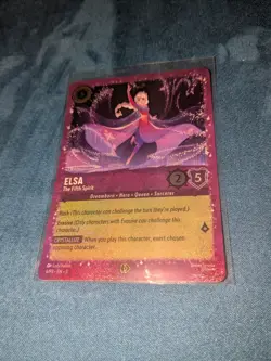 Disney Lorcana Elsa The Fifth Spirit 6/P3 EN 5 Glitter Foil NM - Image 1