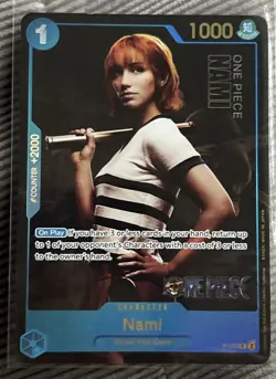 Nami P-053 Emily Rudd Live Action Promo Holo One Piece TCG LP English Card - Image 1