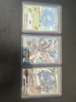 3 Card Lot🌟BUBBLE MEW🌟PALKIA EX 100🌟RAYQUAZA V 194🌟 - Image 1