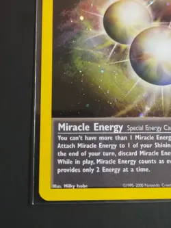 Pokemon TCG Miracle Energy Neo Destiny Holo Rare Card 16/105 LP+ - Image 5