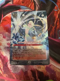 The Cold Never Bothered Me Enchanted Lorcana Card Winterspell 234/204 - Image 2