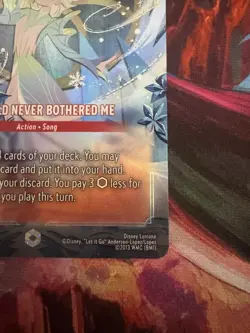 The Cold Never Bothered Me Enchanted Lorcana Card Winterspell 234/204 - Image 5