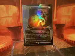 MTG PLAYING CARD Dino DNA (Borderless) (FOIL) NM Jurassic World - Image 1