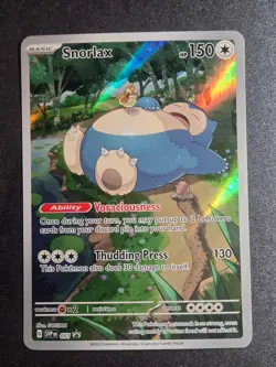 Snorlax 051 NM Scarlet & Violet Promo Holo Promo Pokemon - Image 1