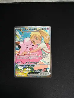 Pokemon Ascended Heroes Lillie’s Clefairy ex 280/217 SIR Full Art Near Mint - Image 1