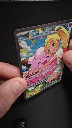 Pokemon Ascended Heroes Lillie’s Clefairy ex 280/217 SIR Full Art Near Mint - Image 2
