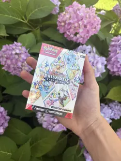 Pokemon TCG Prismatic Evolutions Booster Bundle Sealed Box 6 Packs English - Image 1