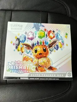 Pokemon TCG Scarlet & Violet Prismatic Evolutions Elite Trainer Box w/ Promo - Image 1