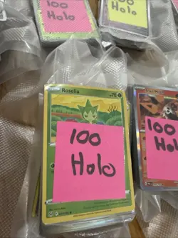 Pokemon holo reverse holo bulk lot English 10 Packs Of 100 NM Various Sets - Image 2