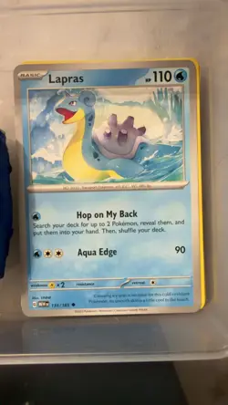 Lapras 131/165 Uncommon 151 Pokemon Lightly Played - Image 1