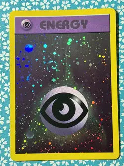👁 Pokemon League Promo HOLO Psychic Energy SWIRL Vintage 2002 LP 👁 - Image 1