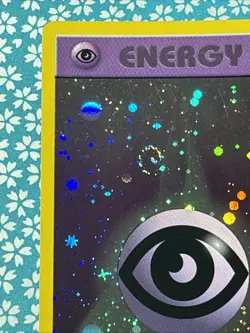 👁 Pokemon League Promo HOLO Psychic Energy SWIRL Vintage 2002 LP 👁 - Image 3