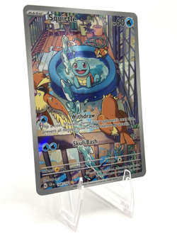 Pokemon Squirtle Illustration Rare Stellar Crown 148/142 - Image 3