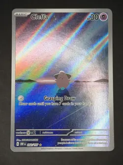 Pokemon Obsidian Flames Cleffa 202/197 Illustration Rare Near Mint - Image 2