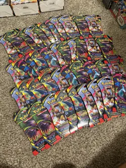 Pokemon TCG Phantasmal Flames Sleeved Booster Pack Lot of 42 Sealed - Image 2