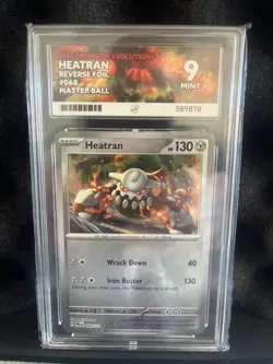 Pokemon TCG Heatran 2025 Prismatic Evolutions Master Ball Ace 9 Mint #068/131 - Image 1