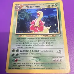 Meganium 11/111 Neo Genesis Holo Rare 1st Edition English 2000 Pokemon TCG - Image 1