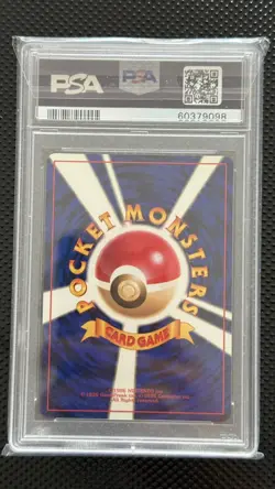 1999 Blaine's Moltres Swirl Holo Pokemon Japanese 146 Old Back PSA 10 - Image 2