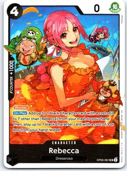 Rebecca (Reprint) OP05-091 Premium Booster -The Best- Vol. 2 One Piece Foil NM - Image 1