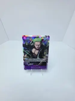 Bandai One Piece Card Game Zoro-Juurou ST13-004 SR Foil - Image 1