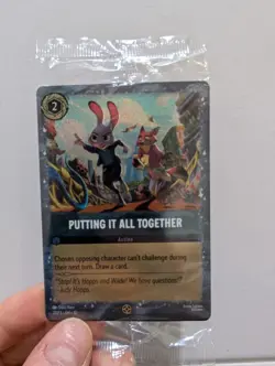 Disney Lorcana Sealed “Putting It All Together” Zootropolis 2 (Movie Promo Card) - Image 1