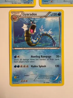 Gyarados 31/113 and Magikarp 30/113 Legendary Treasures Pokemon Cards - Image 2