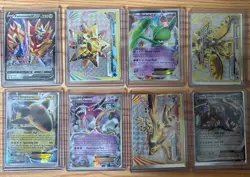 Pokemon Card Lot 24 TCG Cards + Ultra Rare, 22 Holos - Image 1