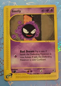 E-Reader Gastly 109/165 Expedition Yukiko Baba Pokemon TCG Card LP - Image 1
