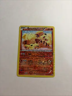 Growlithe RC4/RC25 Legendary Treasures: Radiant Collection Holo Pokemon Card - Image 1