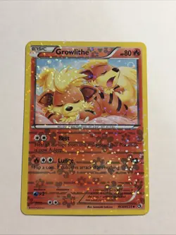 Growlithe RC4/RC25 Legendary Treasures: Radiant Collection Holo Pokemon Card - Image 2