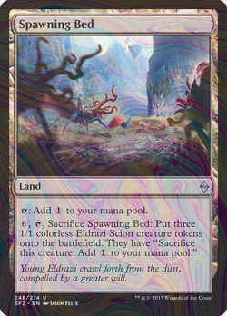 Foil Spawning Bed - bfz - 248 | MTG Card - Image 1
