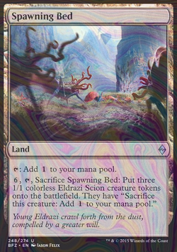 Foil Spawning Bed - bfz - 248 | MTG Card - Image 3