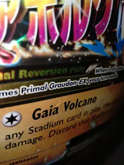 Pokemon TCG XY: Primal Clash Primal Groudon EX 86/160 Ultra Rare Holo Card *Bent - Image 3