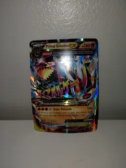 Pokemon TCG XY: Primal Clash Primal Groudon EX 86/160 Ultra Rare Holo Card *Bent - Image 4