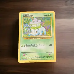 Bulbasaur 001/034 Holo Classic Collection Trading Card Game Classic Pokemon NM L - Image 1