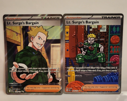 Pokemon TCG 2 Cards Lt. Surge's Bargain 185/132 - 170/132 Mega Evolution NM - Image 1
