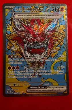 Pokemon TCG Hearthflame Mask Ogerpon EX Prismatic Evolutions Card 148/131 NM - Image 1