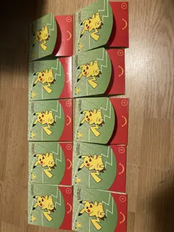 Mcdonalds 25th Anniversary Pokemon Packs 4 Cards Per Pack, 10 Packs. 10 Holos - Image 1