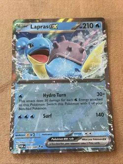 LAPRAS EX 022/088 POKEMON PERFECT ORDER ME03 DOUBLE RARE - Image 1