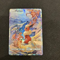 ✨Pokemon Flareon Textured Doujin Art Card - Image 1