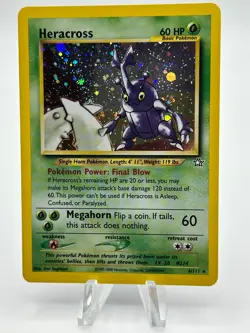 Pokemon TCG Heracross Neo Genesis 6/111 Holo Unlimited Holo Rare - Image 1