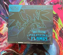 Pokemon TCG Mega Evolution: Phantasmal Flames Elite Trainer Box Factory Sealed - Image 1