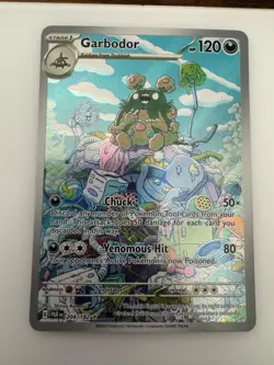 Garbodor 204/182 Illustration Rare Paradox Rift Pokemon TCG - Image 1